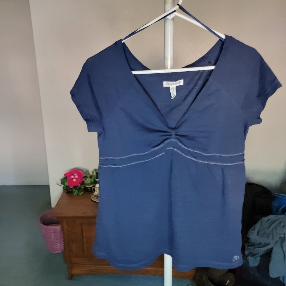 Aeropostal blue shirt